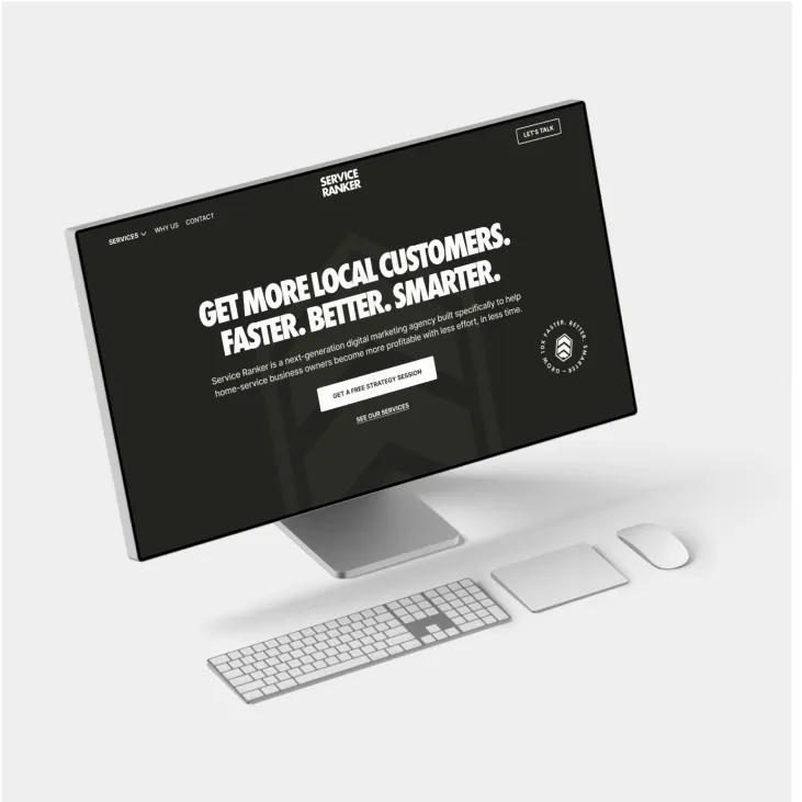 Service Ranker mockup shot